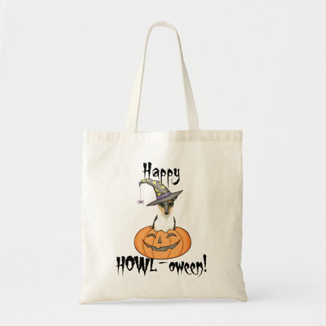 Tote Bag Halloween Smooth Collie (Devant)