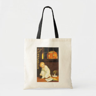 Tote Bag Halloween Thrillant Vintage par Ellen Clapsaddle