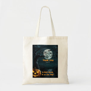 Tote Bag Halloween Un Baby shower Citrouille Un Peu Parlé