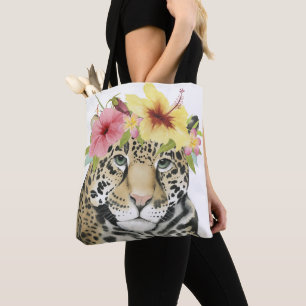 Tote Bag Halo tropical   Sweet Cheetah