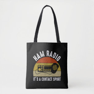 Tote Bag Ham Radio - C'est un sport de contact