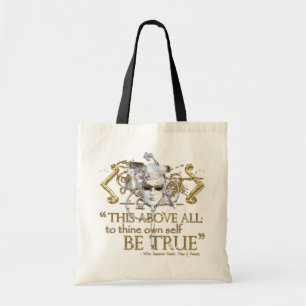 Tote Bag Hamlet "posséder l'individu soit" citation vraie