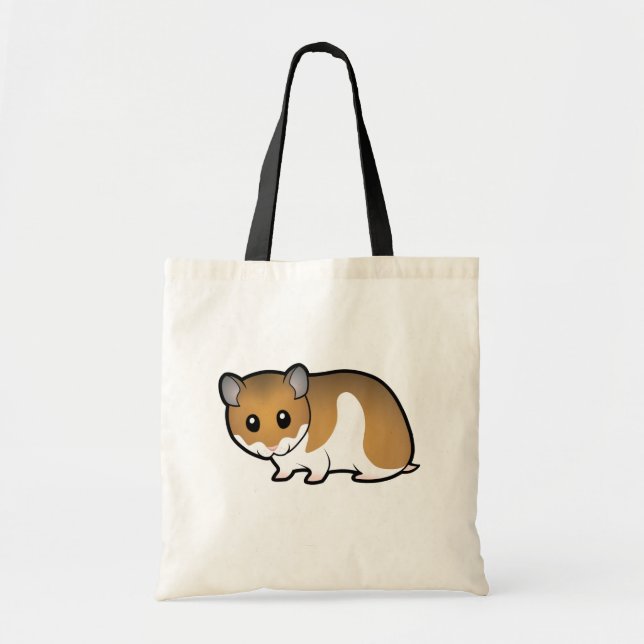 Tote Bag Hamster de Syrien de bande dessinée (Devant)