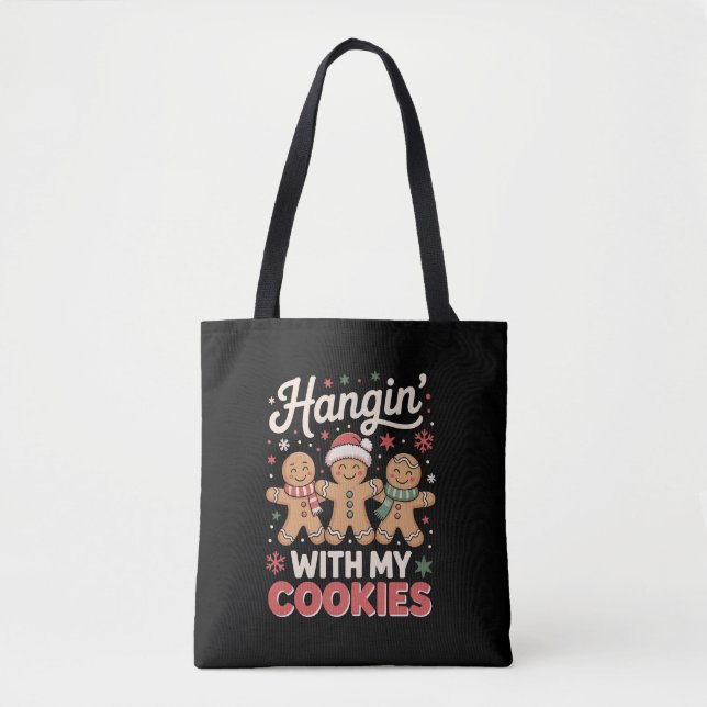Tote Bag Hangin Avec Mes Cookies Gingerbread Professeur de  (Devant)