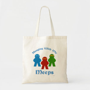 Tote Bag Hanging With My Meeps Game Night Fun