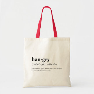 Tote Bag Hangry