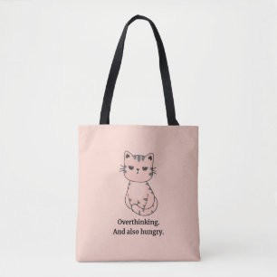 Tote Bag Hangry Cat
