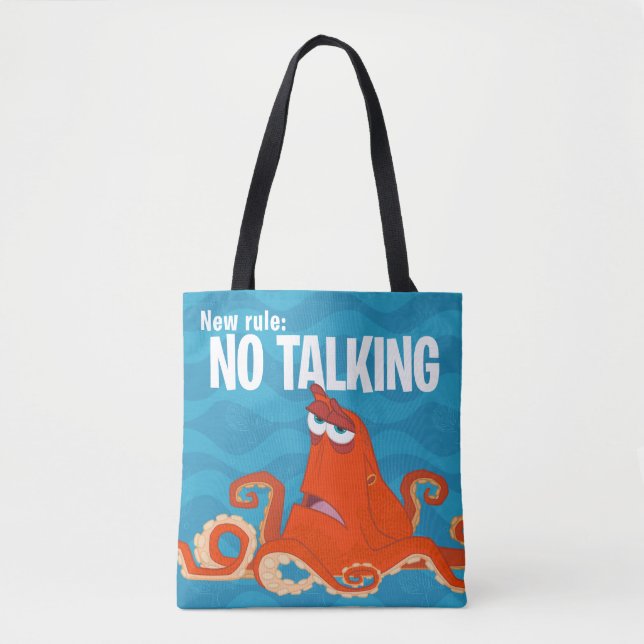 Tote Bag Hank| Nouvelle règle...Pas de discussion (Devant)