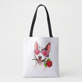 Tote Bag Happy bull terrier