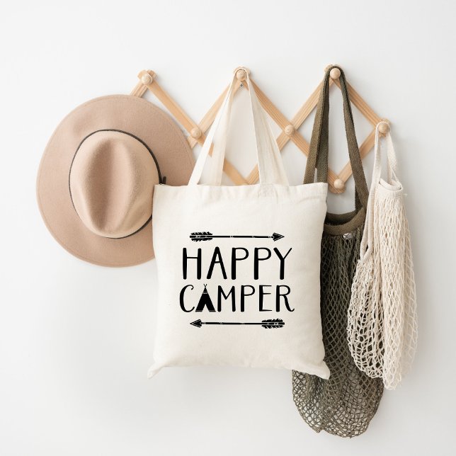 Tote Bag Happy Camper (Créateur téléchargé)