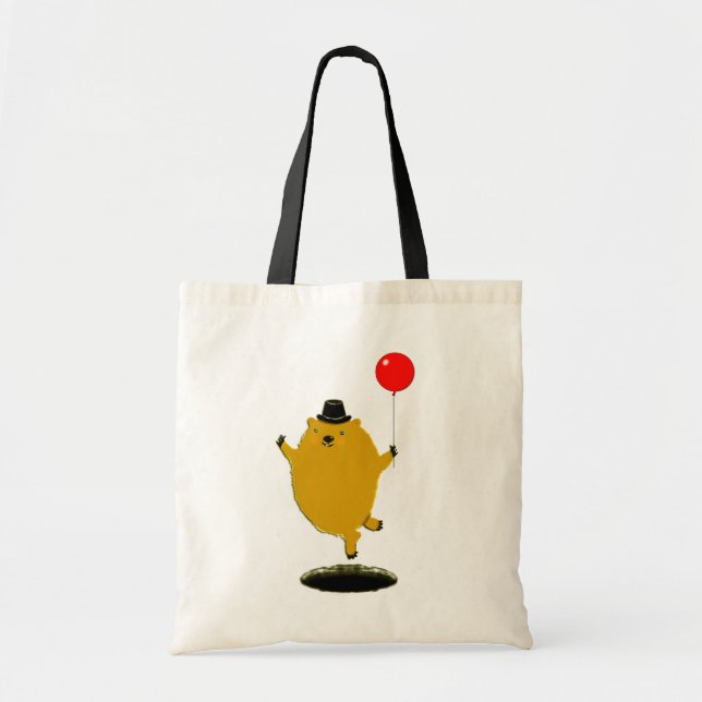 Tote Bag Happy Groundhog (Devant)