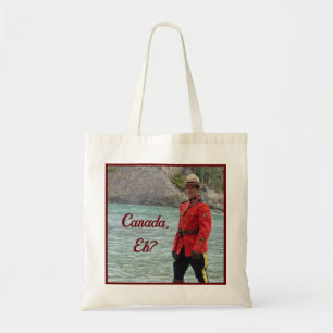 Tote Bag Happy Mountie Happy Canada Day Funny Photo