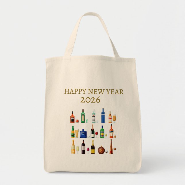 Tote Bag Happy New Year  Bag (Devant)
