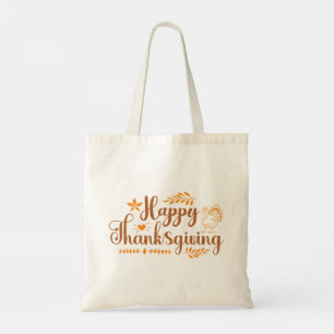 Tote Bag Happy Thanksgiving