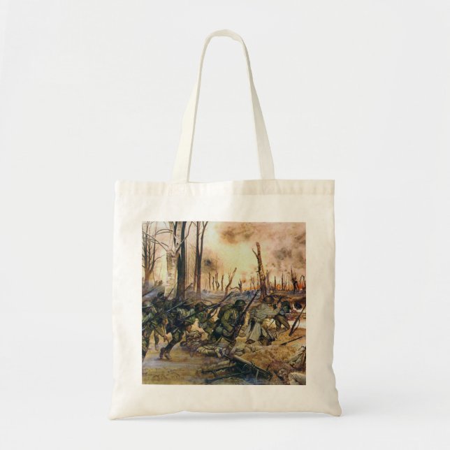 Tote Bag Harlem Hell Fighters Séchault H. Charles McBarron (Devant)