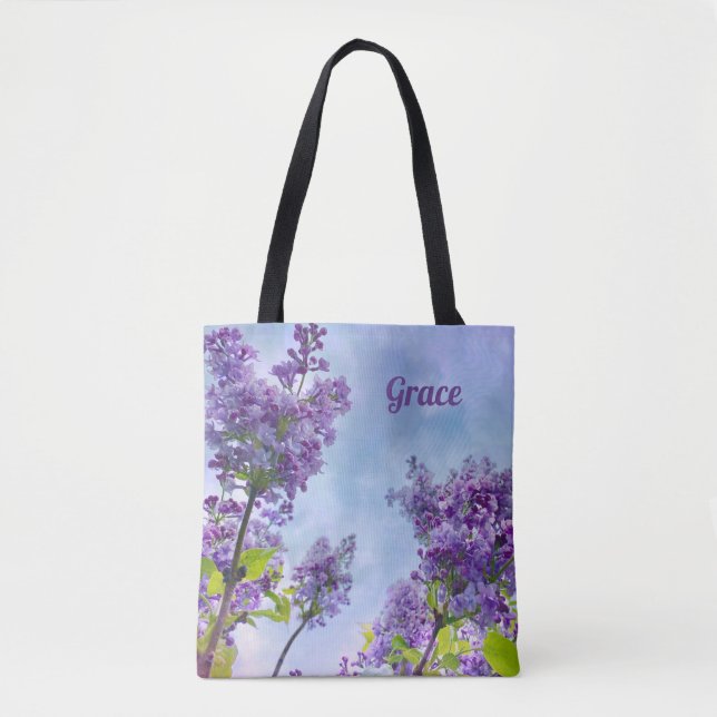 Tote Bag Harmonie Et Grâce Inspiration Lilac (Devant)