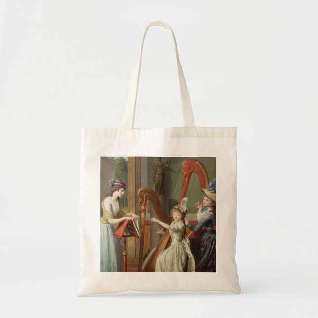 Tote Bag Harp Lesson (Devant)