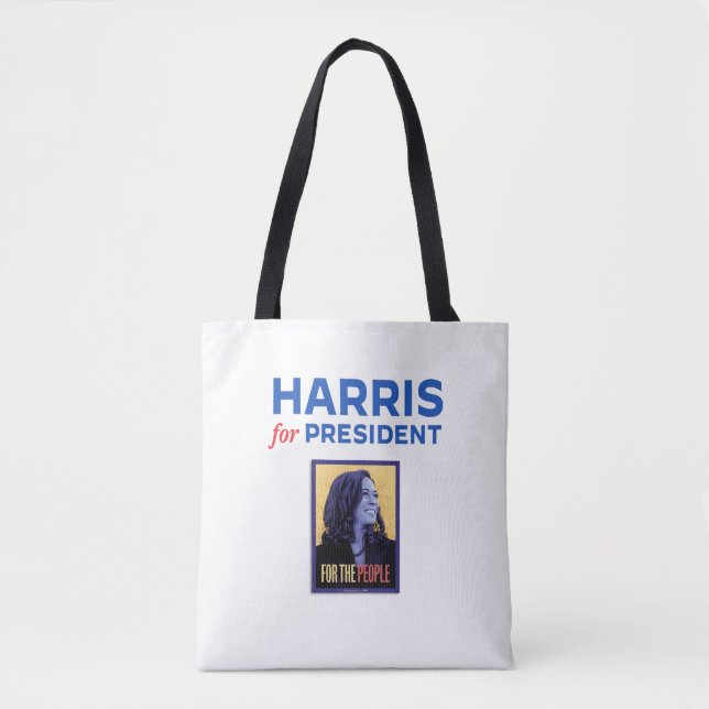 Tote Bag Harris pour le président / Kamala Harris pour le p (Devant)