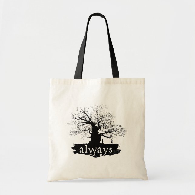 Tote Bag Harry Potter | Always Quote Silhouette (Devant)