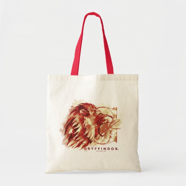 Tote Bag Harry Potter | Aquarelle Lion GRYFFINDOR™ (Devant)