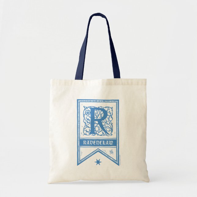 Tote Bag Harry Potter | Bannière de monogramme de Ravenclaw (Devant)