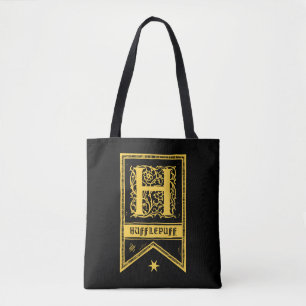 Tote Bag Harry Potter Bannière Monogramme Hufflepuff