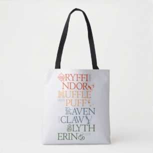 Tote Bag HARRY POTTER™   Delicate Sketch HOGWARTS™ Houses