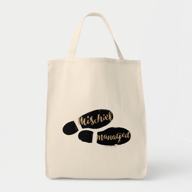 Tote Bag Harry Potter | MISCHIEF MANAGED™ Mappage Empreinte (Devant)