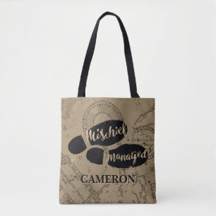Tote Bag Harry Potter MISCHIEF MANAGED™ Mappage Empreinte