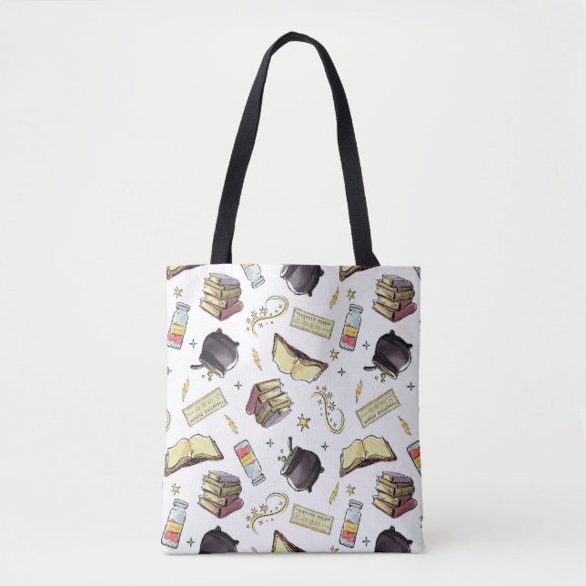 Tote Bag HARRY POTTER™ Spects & Books Motif (Devant)