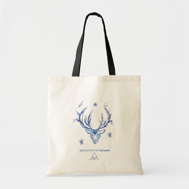 Tote Bag Harry Potter Spell | PATRONUM™Esquisse de stade (Devant)