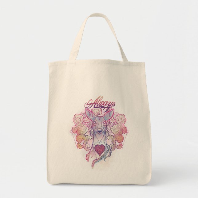 Tote Bag Harry Potter Spell | "Toujours" Doe Patronus (Devant)
