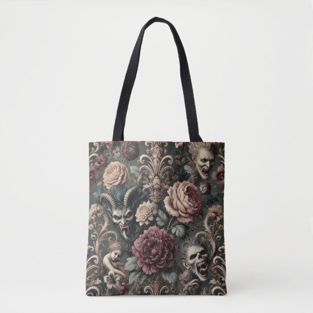 Tote Bag Hauned Harmonics - Gothique victorien (Devant)
