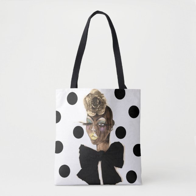 Tote Bag Haute Polka Dot Fourre-tout (Devant)