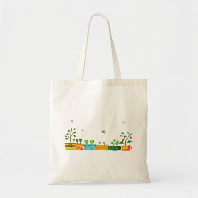 Tote Bag Havre de jardin végétal (Devant)