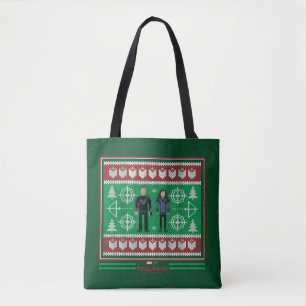 Tote Bag Hawkeye & Kate Bishop Holiday Graphic