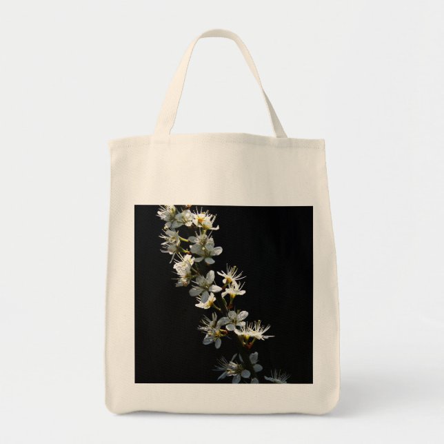 Tote Bag Hawthorn Flowers gtcna (Devant)