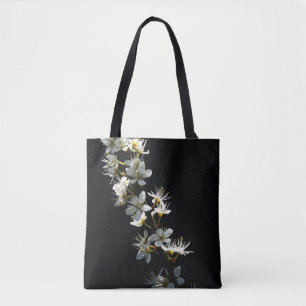 Tote Bag Hawthorn Flowers stcna