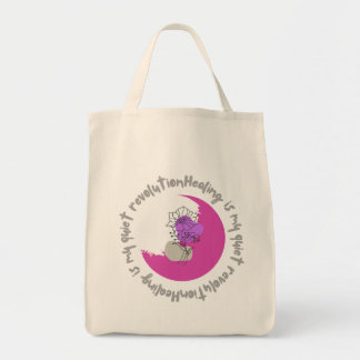 Tote Bag  Healing Is My Quiet Revolution – Empowering Quote