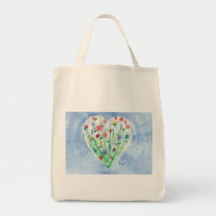 Tote Bag Heart Garden - KidsArt pour CHOC Grocery Fourre-to