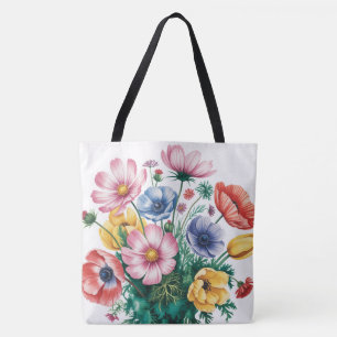 Tote Bag Heart in bloom
