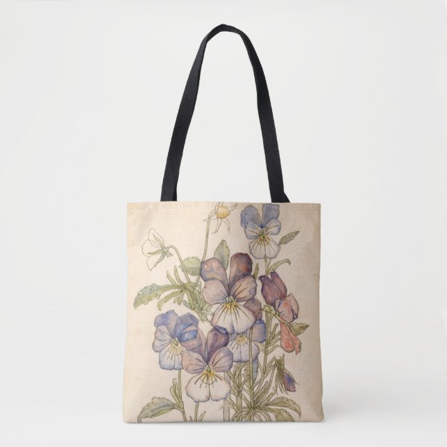 Tote Bag Heart's-Ease WalberBrunswick par Charles Mackintos (Devant)