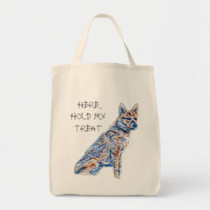 Tote Bag Heeler Cattle Dog Tiens Ma Treat