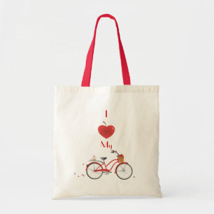 Tote Bag Heitres bicyclette de kirsch