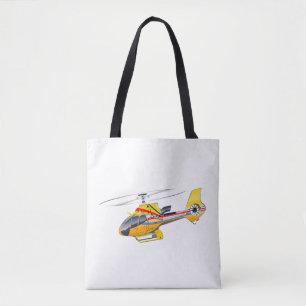 Tote Bag Hélicoptère de dessin