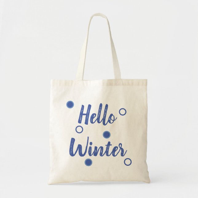Tote Bag Hello Winter (Devant)