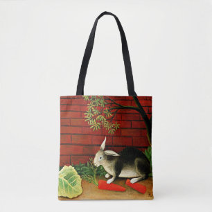 Tote Bag Henri Rousseau art : Rabbit