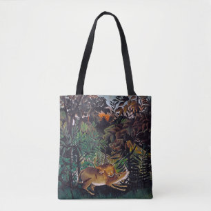 Tote Bag Henri Rousseau - Le lion affamé