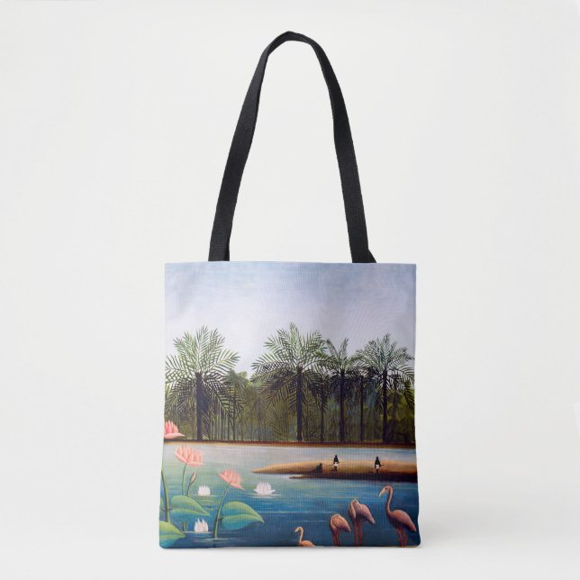 Tote Bag Henri Rousseau - Les Flamants roses (Devant)