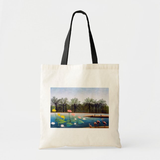 Tote Bag Henri Rousseau - Les Flamants roses (Devant)